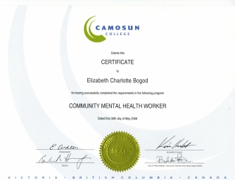 Elizabeth -CMH Certificate